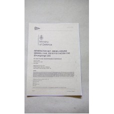 GENERATOR SET DIESEL 2KW 230V 110V AC 28VDC DRUMGRANGE MAINTENANCE SCHEDULE